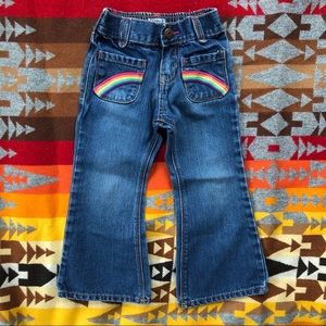 Vintage Rainbow Flare 3T OshKosh Jeans